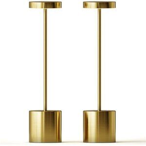 Cordless Table Lamps Set of 2 Rechargeable LED Battery Touch Light for Room